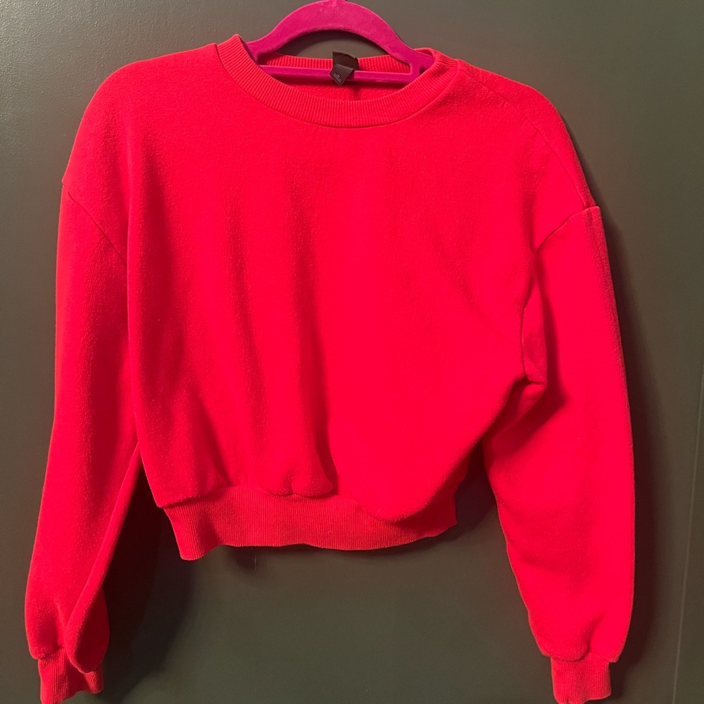 wild fable Red Crewneck Sweatshirt